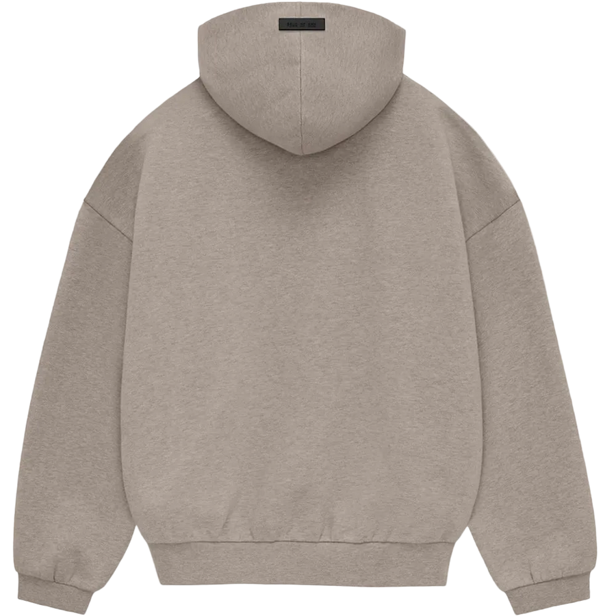 Sweat à capuche Fear of God Essentials, couleur gris chiné.