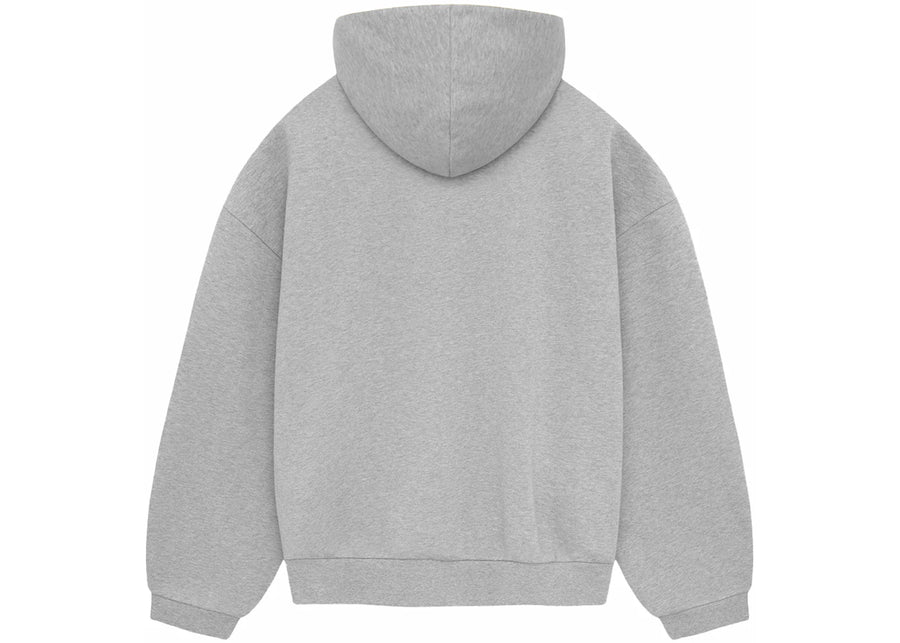 Sweat à capuche Fear of God Essentials gris clair chiné