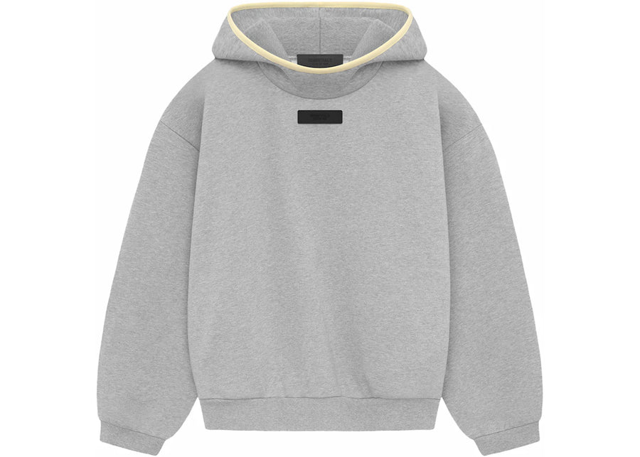 Sweat à capuche Fear of God Essentials gris clair chiné