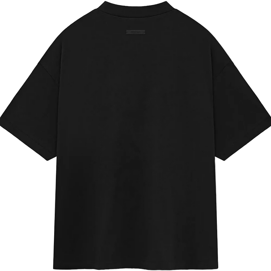 T-shirt noir Fear of God Essentials à col rond