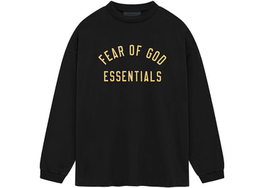 Fear of God Essentials Jersey Long Sleeve Tee Black