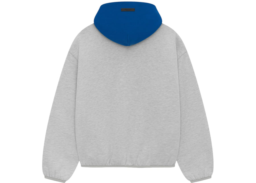 Sweat à capuche Fear of God Essentials Knicks, gris clair chiné