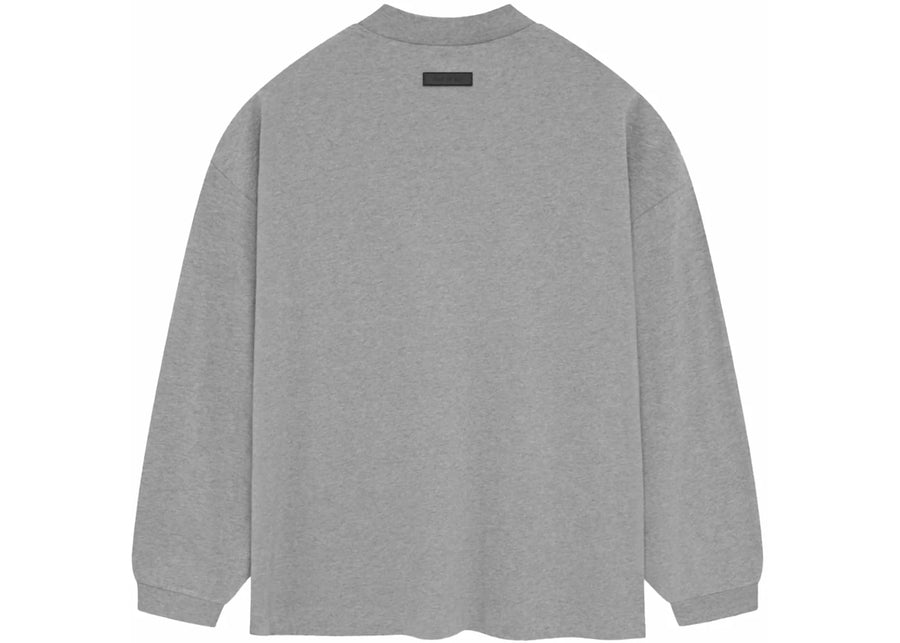 T-shirt manches longues Fear of God Essentials, couleur avoine chinée foncée