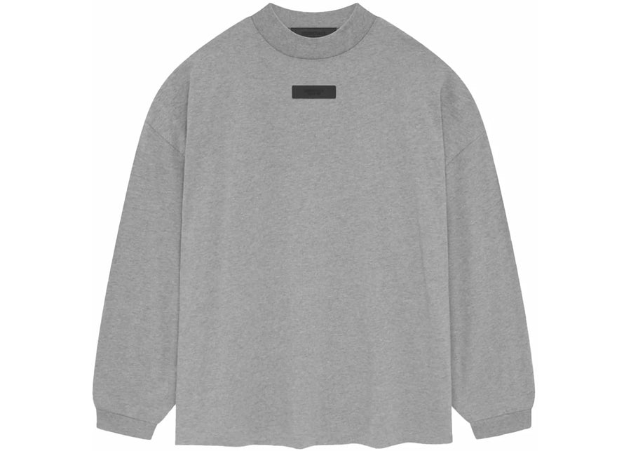 T-shirt manches longues Fear of God Essentials, couleur avoine chinée foncée