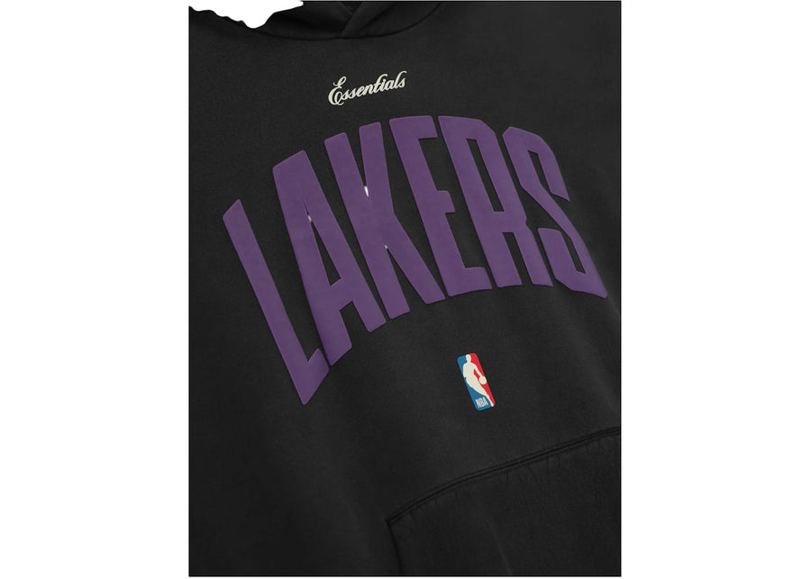 Fear of God Essentials Lakers 90s Hoodie Black