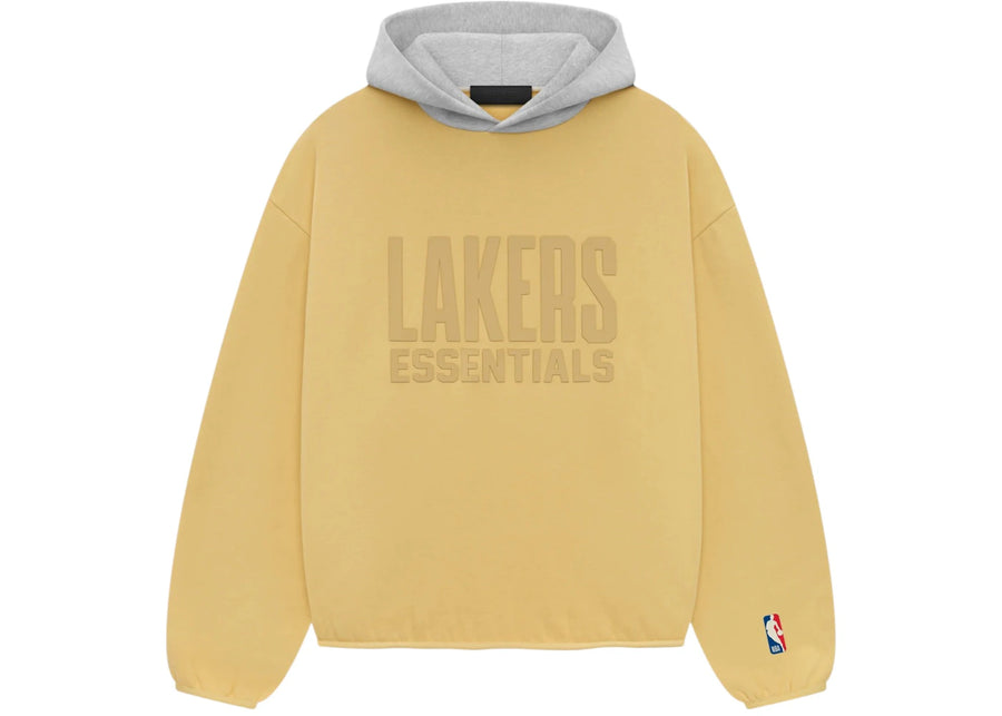 Sweat à capuche Fear of God Essentials Lakers, couleur toscane