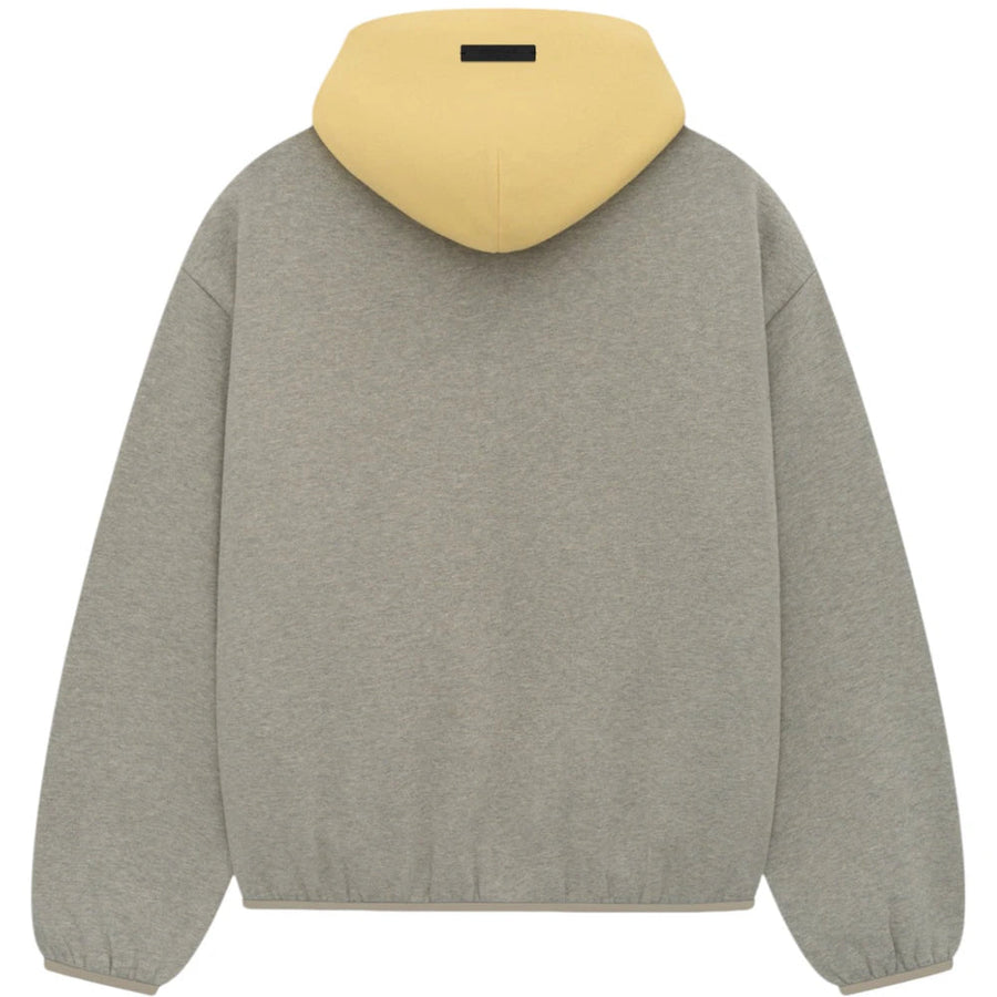 Sweat à capuche Fear of God Essentials Lakers, gris chiné chaud