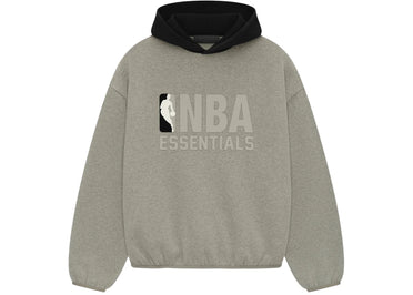 Fear of God Essentials NBA Hoodie Warm Heather/Black