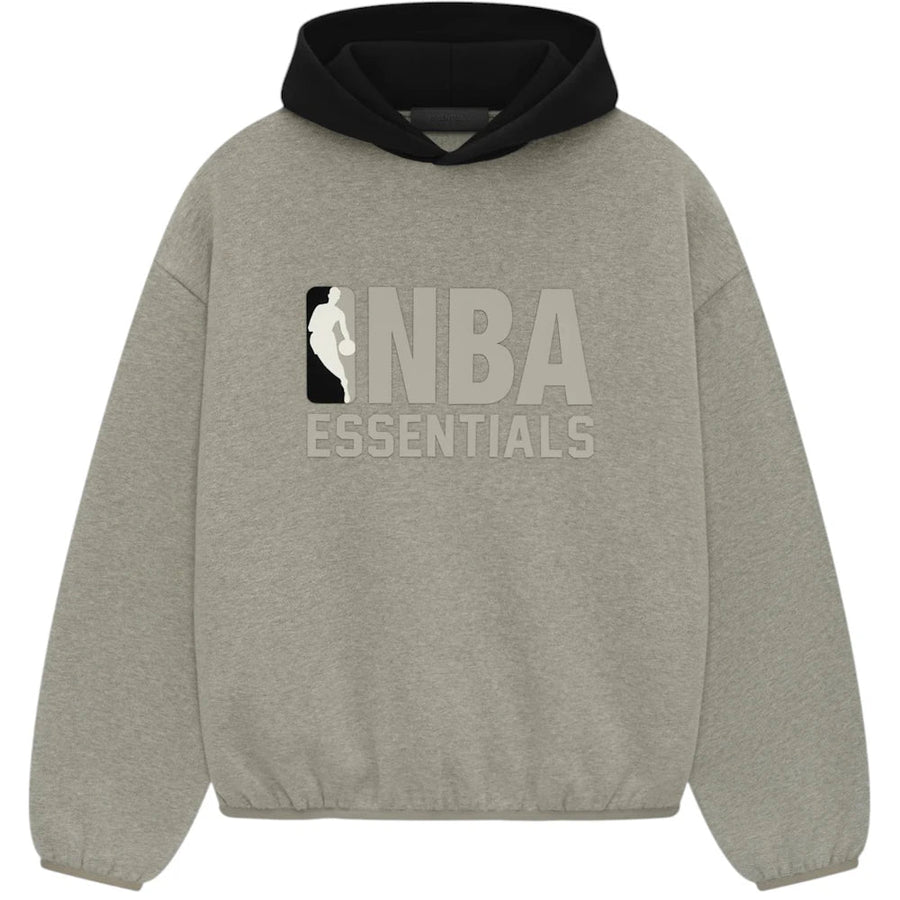 Fear of God Essentials NBA Hoodie Warm Heather/Black