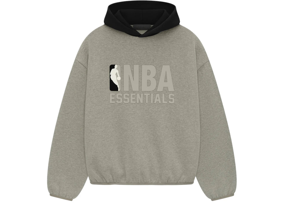 Fear of God Essentials NBA Hoodie Warm Heather/Black