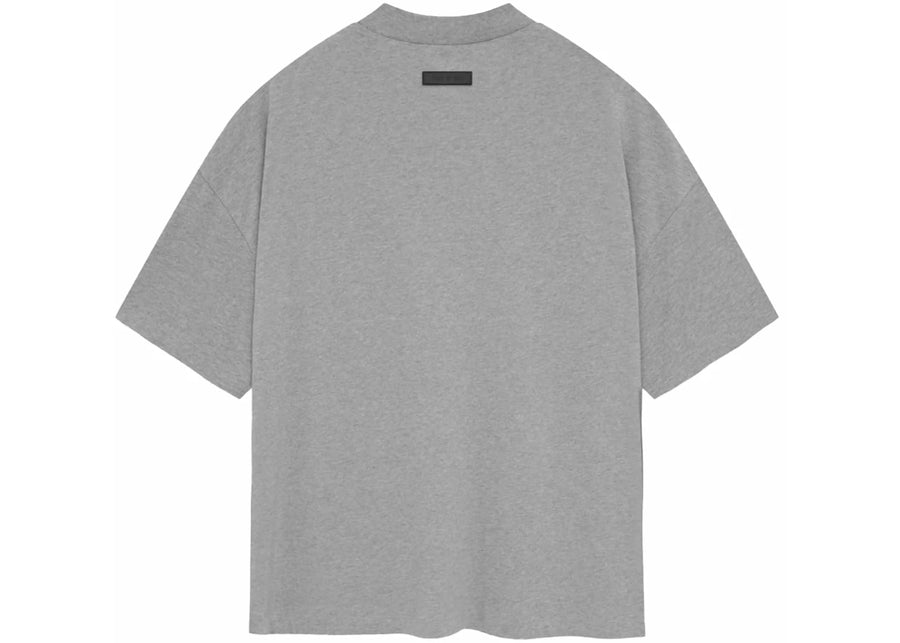 T-shirt manches courtes Fear of God Essentials, couleur avoine chinée foncée