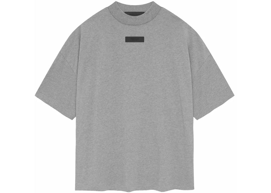 T-shirt manches courtes Fear of God Essentials, couleur avoine chinée foncée
