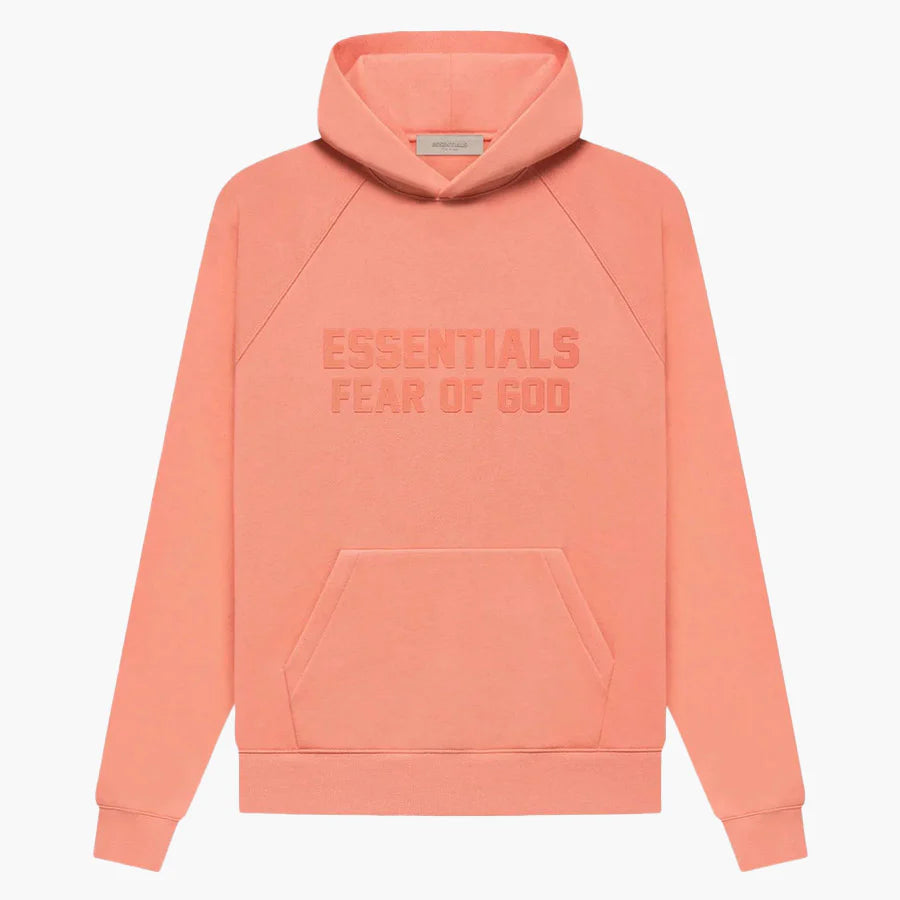 Sweat à capuche Fear Of God Essentials corail