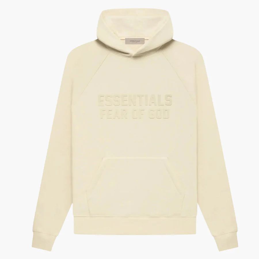 Sweat à capuche Fear Of God Essentials couleur coquille d'œuf