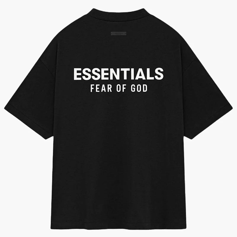 T-shirt Fear Of God Essentials Jersey à col rond noir