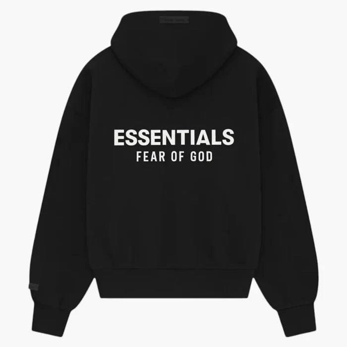 Fear Of God Essentials Classic Hoodie Jet Black