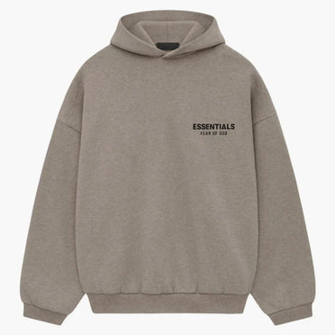 Fear Of God Essentials Fleece Hoodie (fw24) Heather Gray