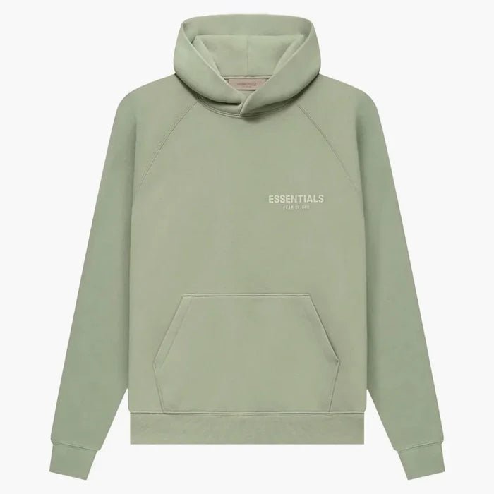 Sweat à capuche Fear Of God Essentials couleur écume de mer 