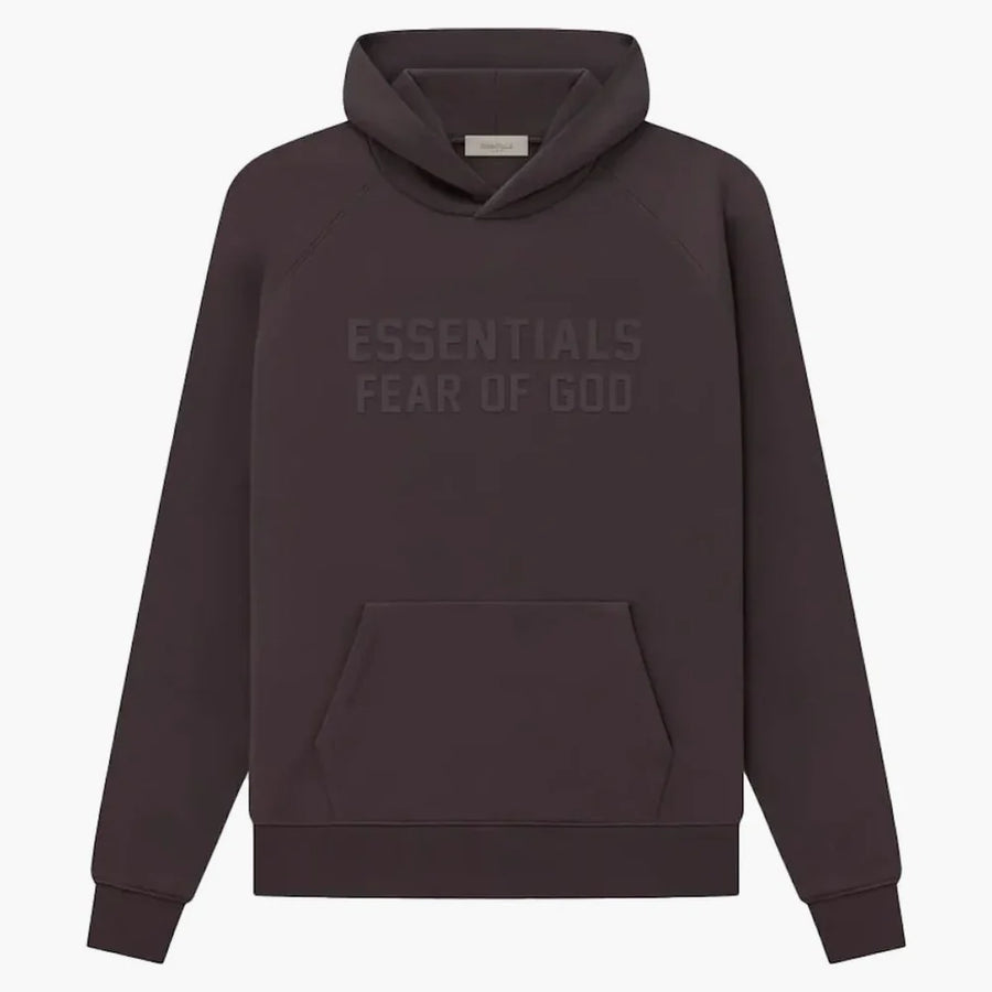 Sweat à capuche Fear Of God Essentials prune