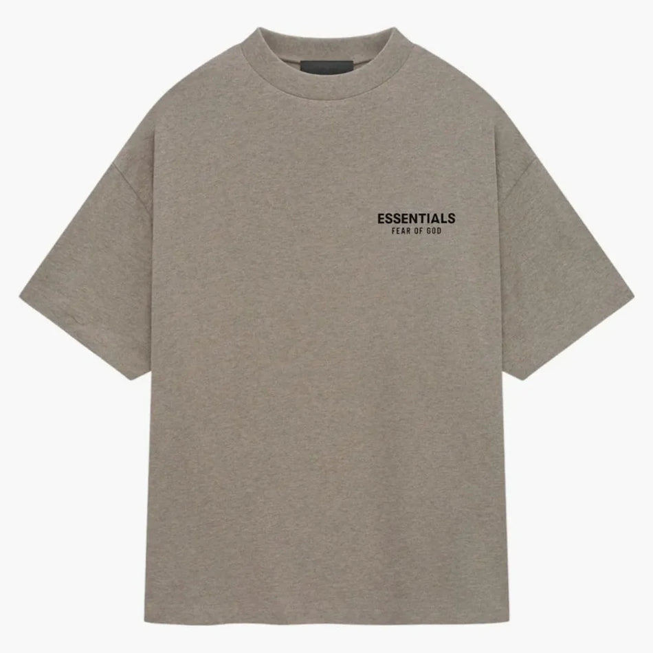 Fear Of God Essentials Jersey Crewneck T-shirt Heather Gray