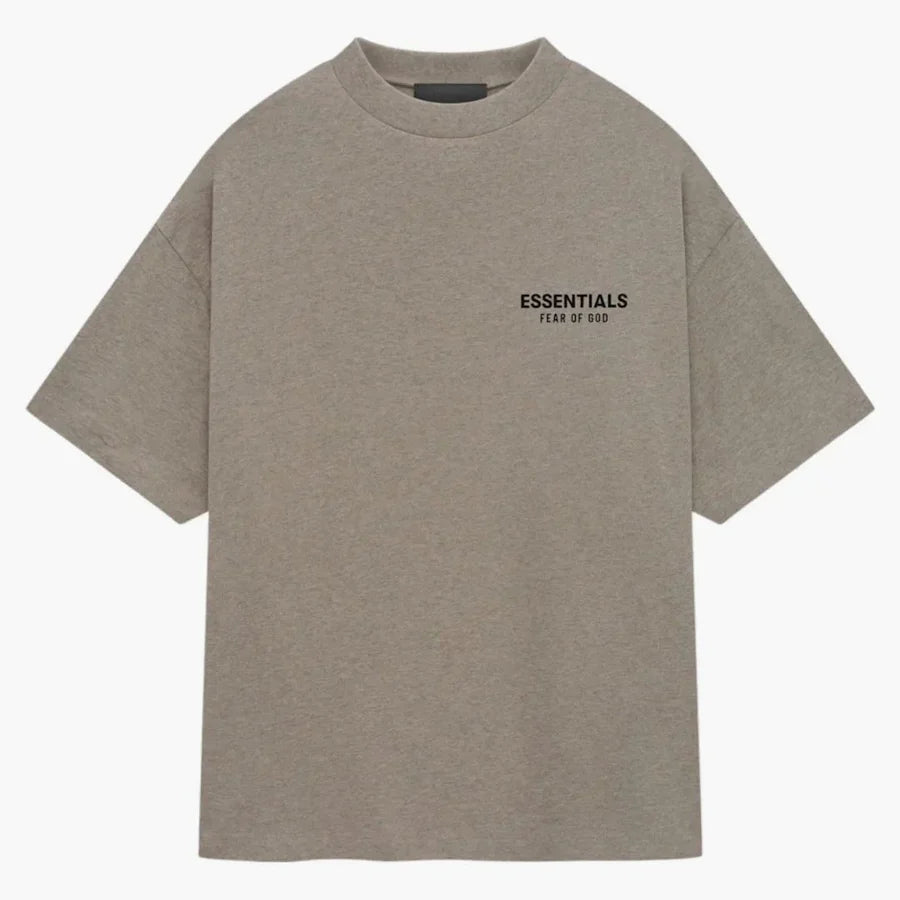 Fear Of God Essentials Jersey Crewneck T-shirt Heather Gray