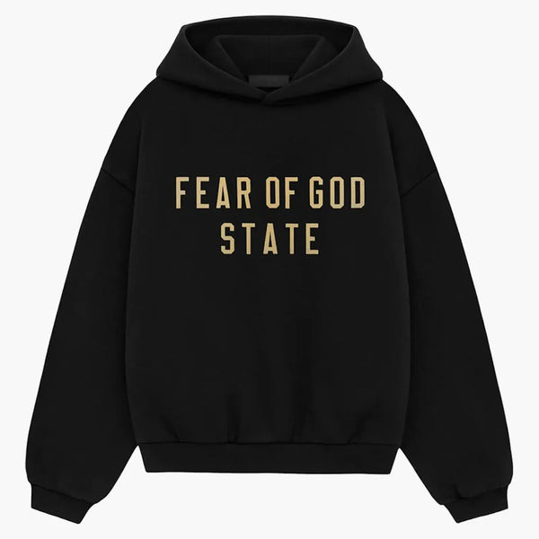 Fear of God Essentials Fleece Hoodie Black