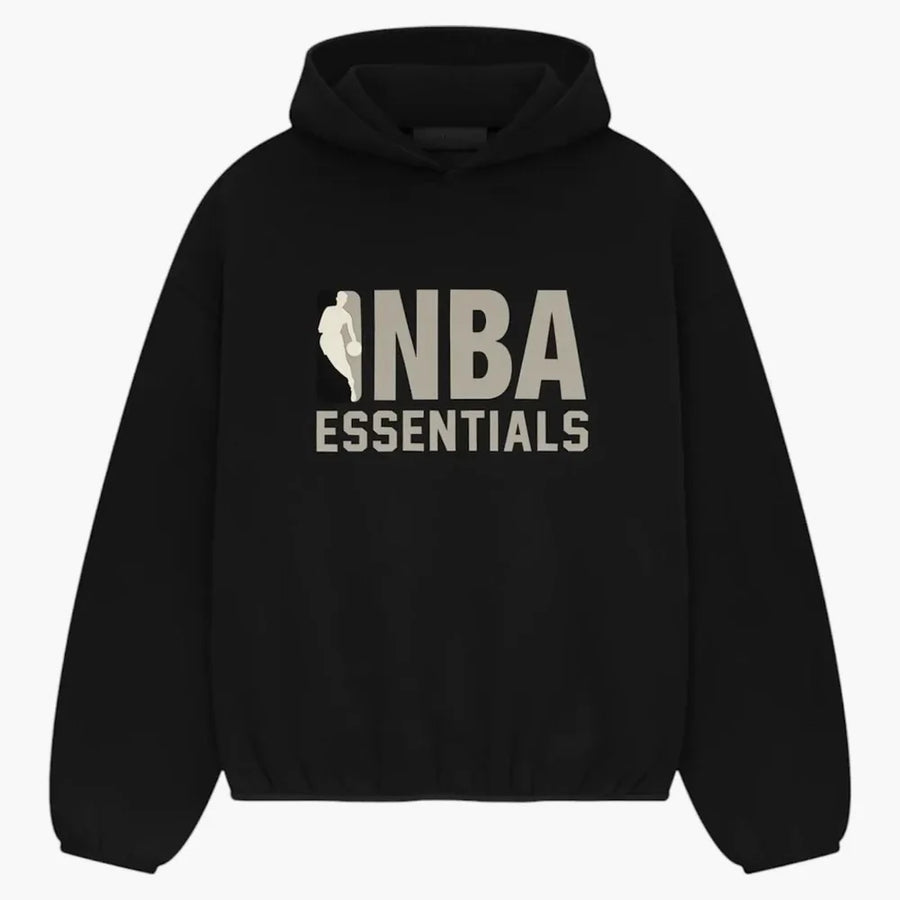 Fear Of God Essentials Nba Hoodie (ss25) Black