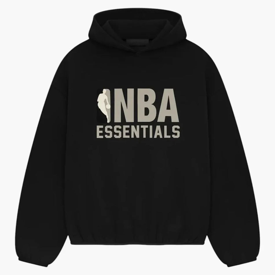 Fear Of God Essentials Nba Hoodie (ss25) Black
