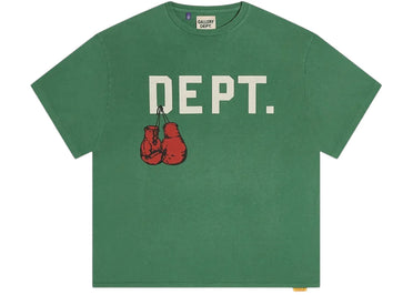 Gallery Dept. Arena Logo Print Cotton Jersey Tee Vintage Forest