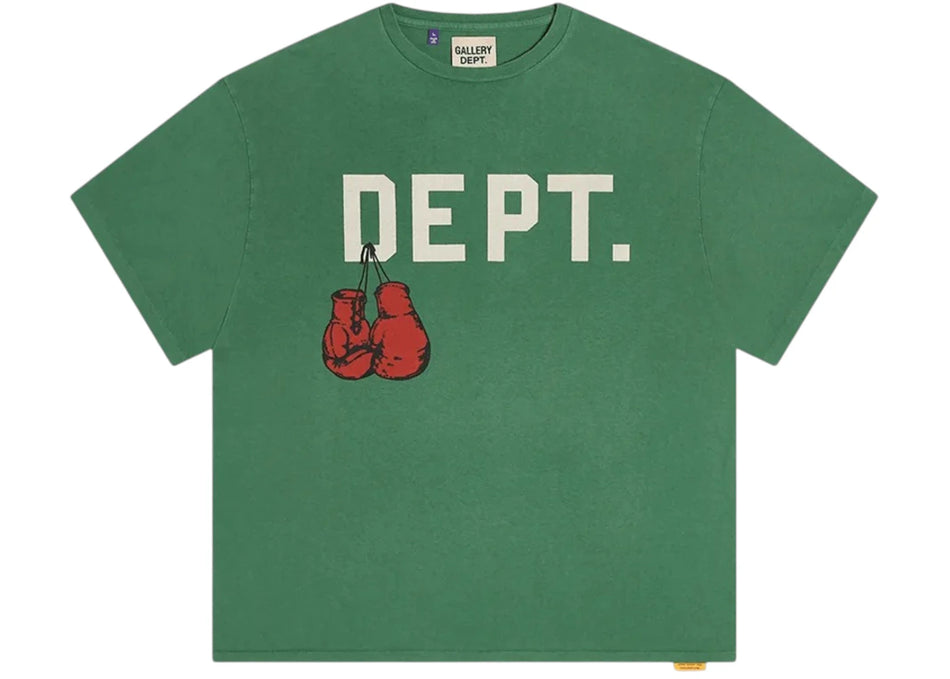 Gallery Dept. Arena Logo Print Cotton Jersey Tee Vintage Forest