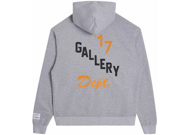Gallery Dept. Boxing Merch Zip Hoodie Heather Grey