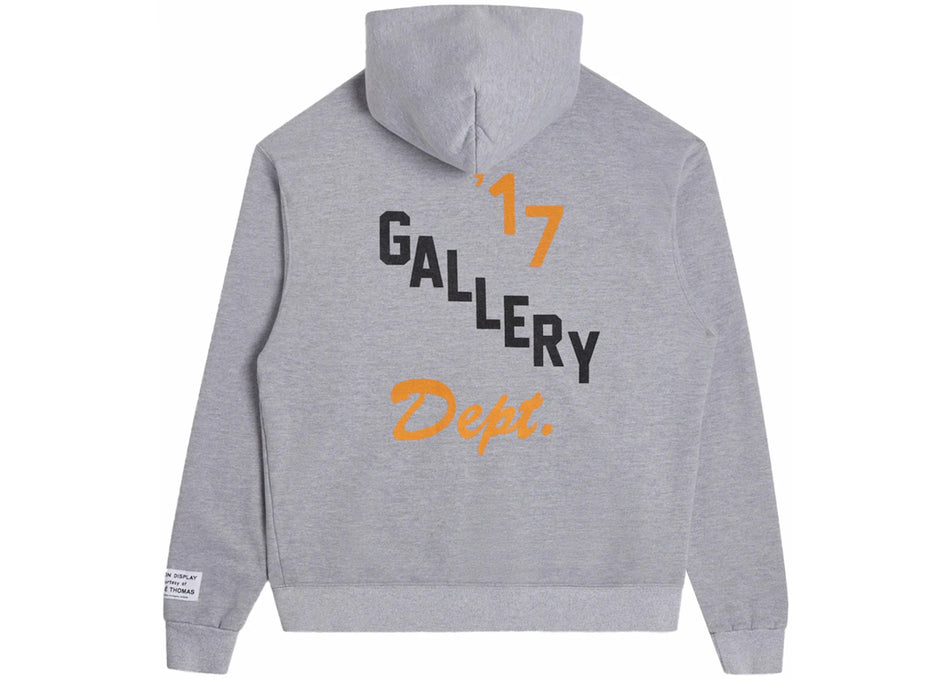 Gallery Dept. Boxing Merch Zip Hoodie Heather Grey