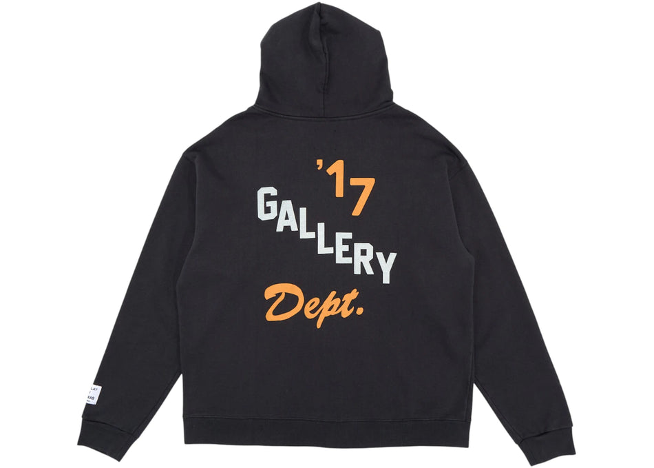Gallery Dept. Boxing Merch Zip Hoodie Vintage Black