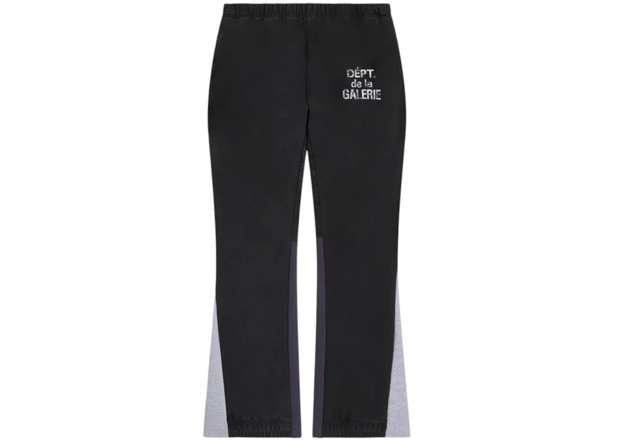 Pantalon de survêtement évasé Gallery Dept. noir vintage