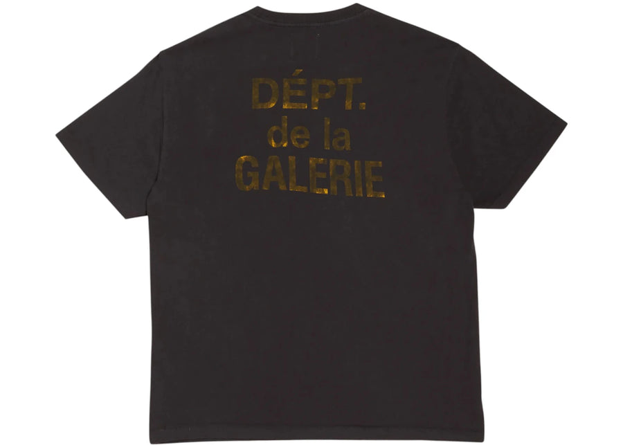 Gallery Dept. T-shirt français noir délavé