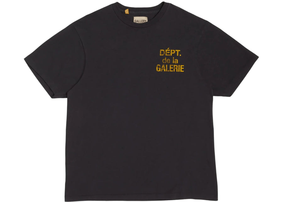Gallery Dept. T-shirt français noir délavé