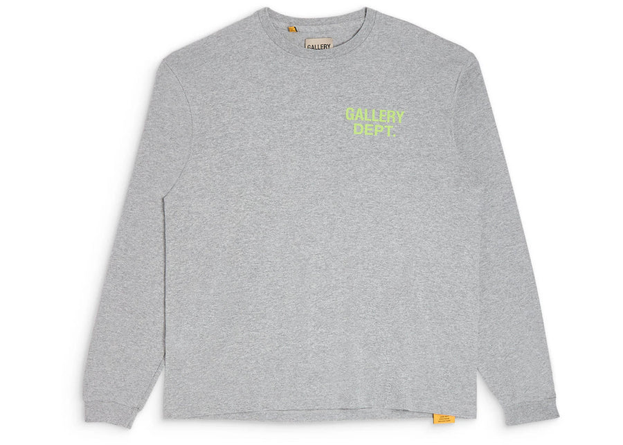 T-shirt manches longues souvenir Gallery Dept. Gris chiné