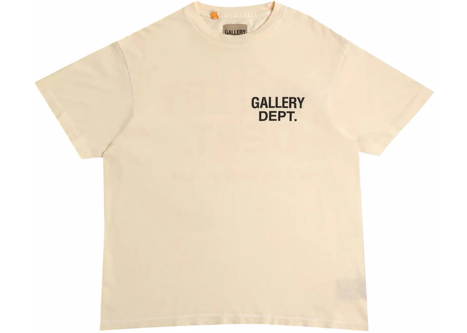 Gallery Dept. Souvenir T-Shirt Cream/Orange