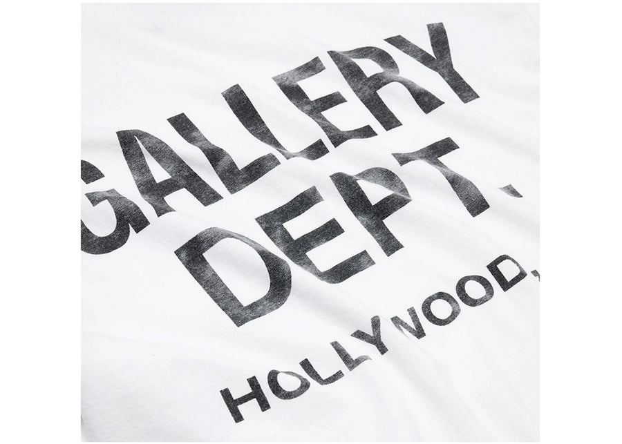 T-shirt souvenir Gallery Dept. blanc et noir