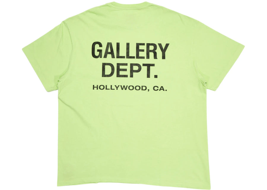 T-shirt souvenir vert citron du département Galerie