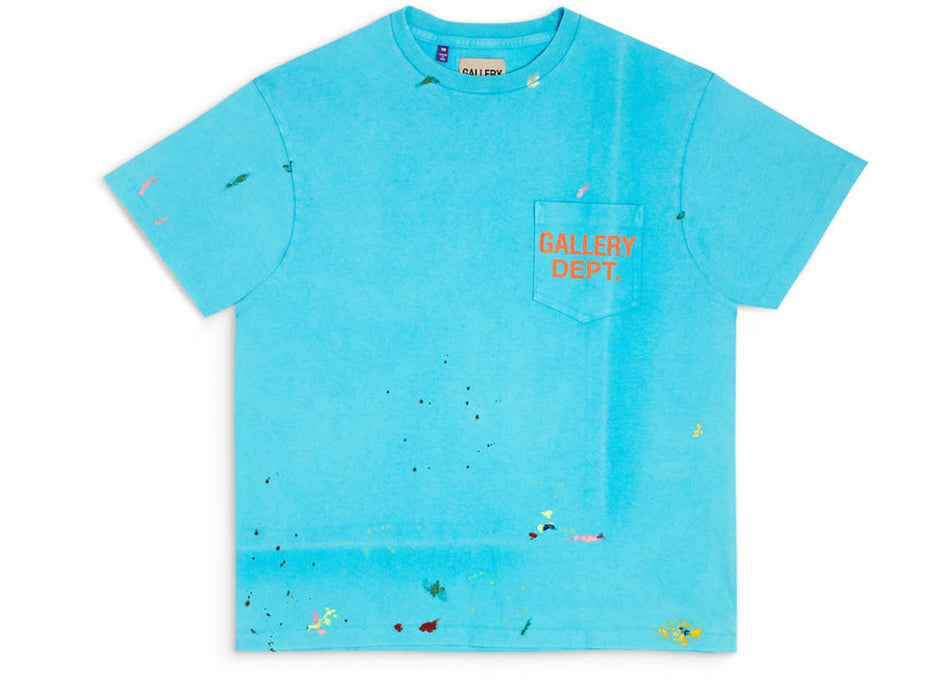 Gallery Dept. Vintage Logo Painted Tee Turquoise