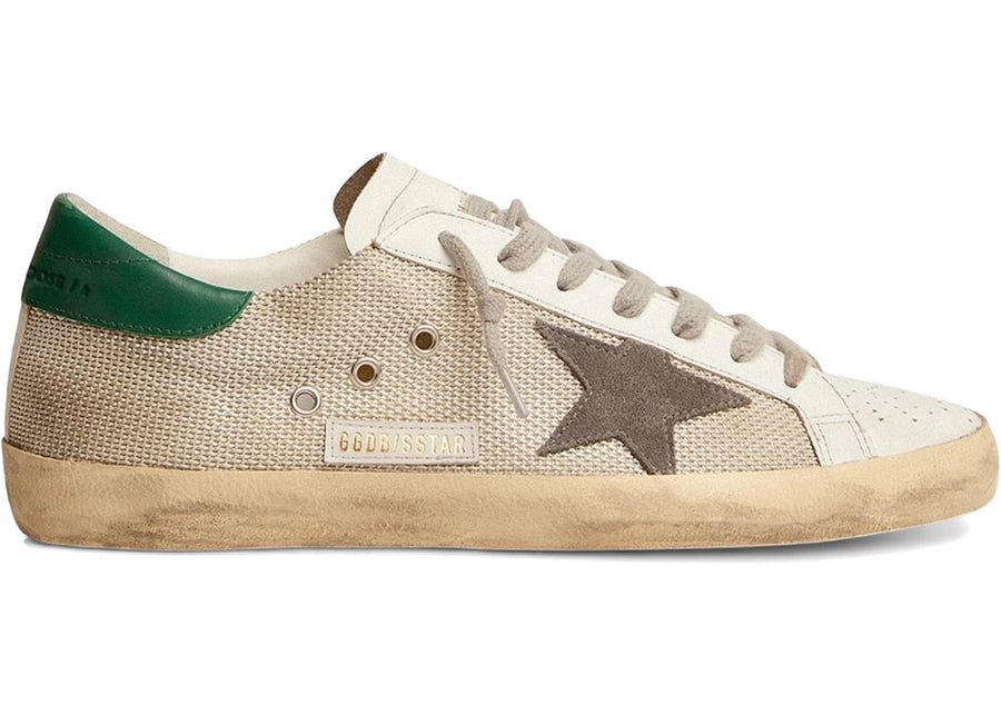 Golden Goose Super Star Gris Argent Clair Étoile