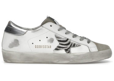 Golden Goose Super-Star Zebra Print Pony Skin Star (Women's)