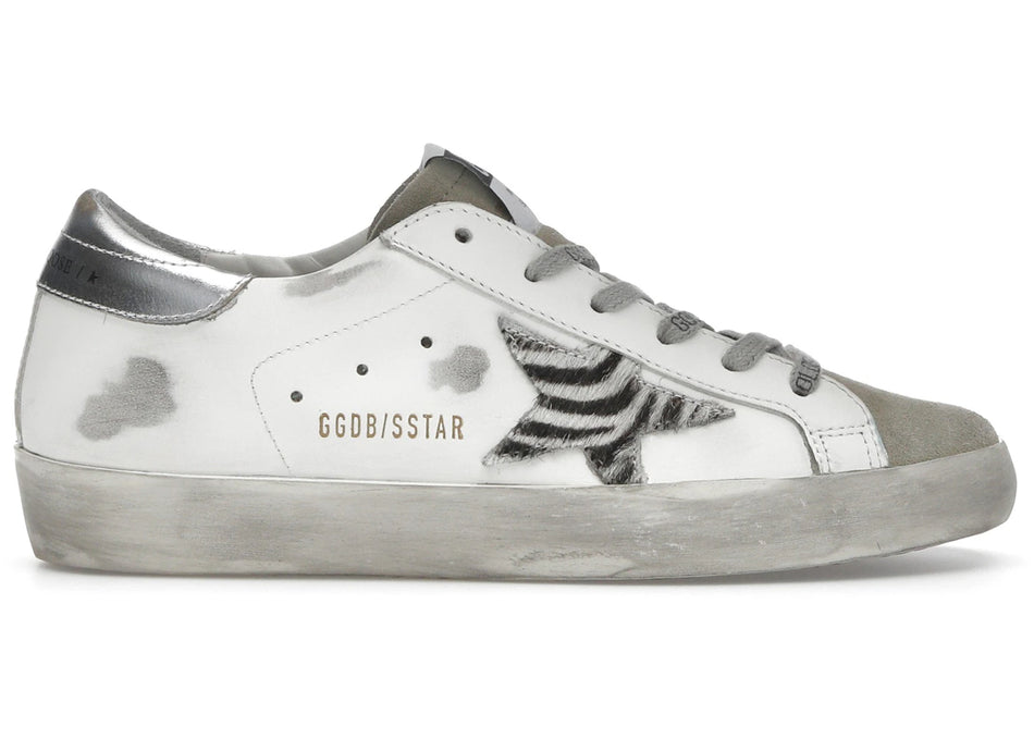 Golden Goose Super-Star Zebra Print Pony Skin Star (Women's)