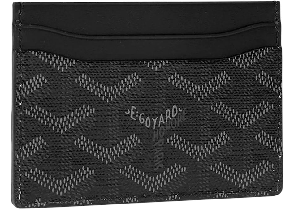 Goyard Saint-Sulpice Card Wallet Jet Black