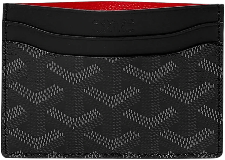 Porte-cartes Goyard Saint-Sulpice Noir de jais