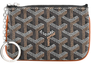 Goyard Sénat Nano Key Pouch Black/Tan