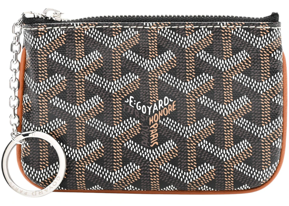 Goyard Sénat Nano Key Pouch Black/Tan