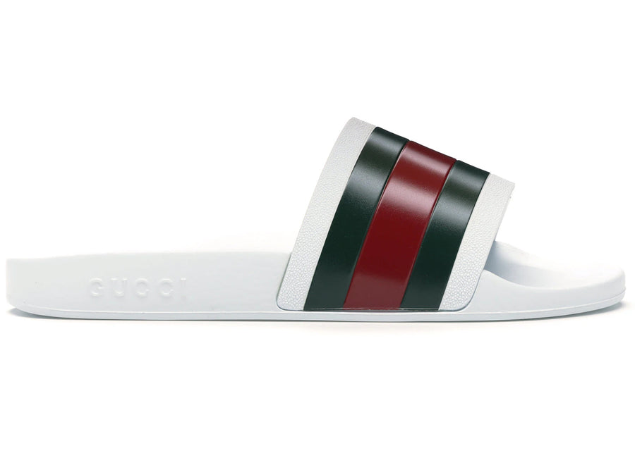 Sandales de piscine Gucci Pursuit blanches