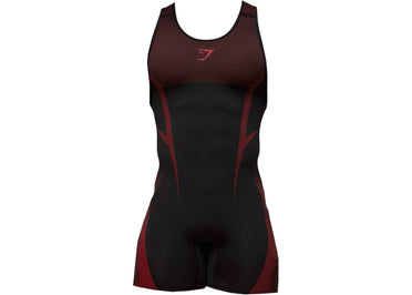 Gymshark Onyx 5.0 Seamless Singlet Black/Carmine Red